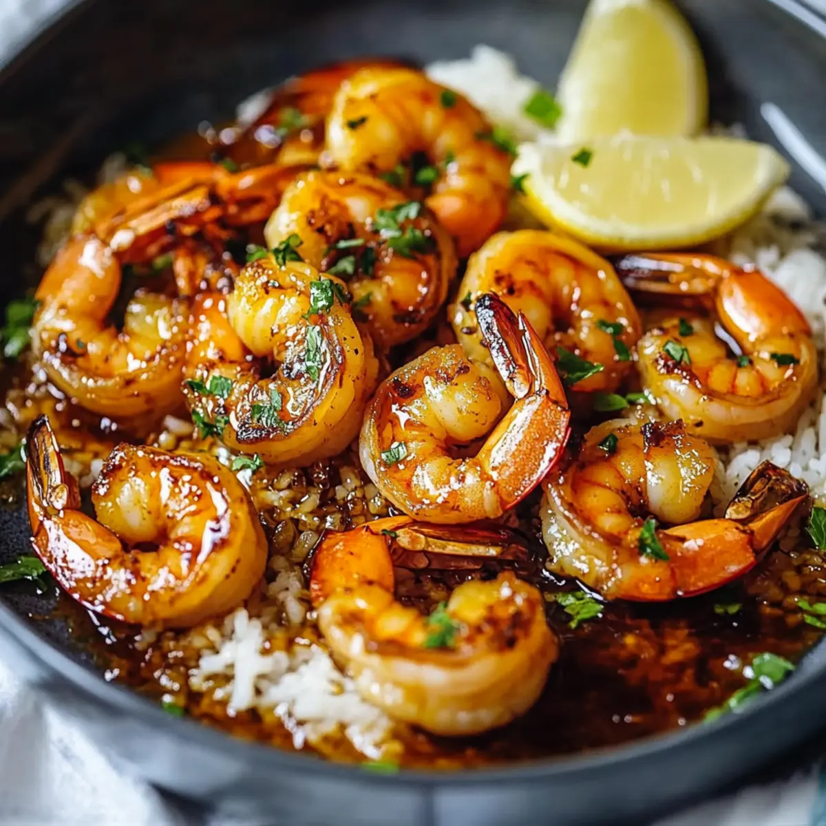 Succulent Glazed Honey Garlic Shrimp in 20 Minutes