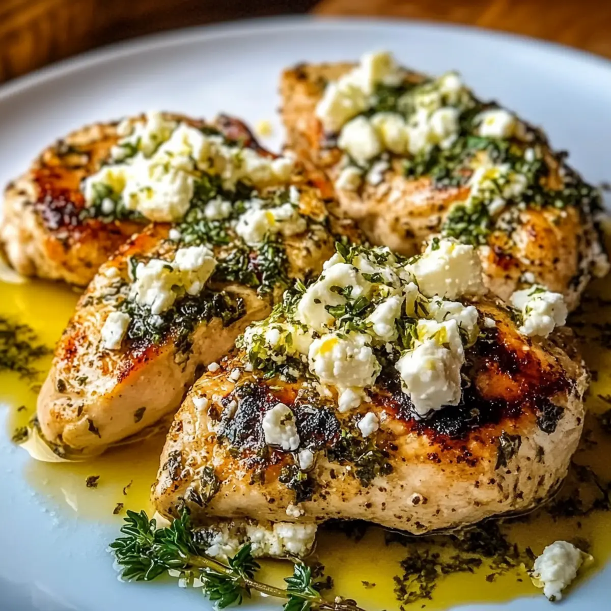 Greek Chicken with Lemon and Feta