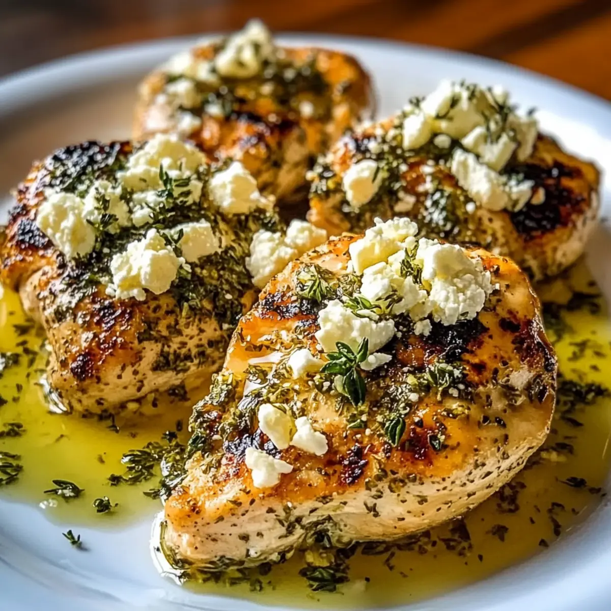 Greek Chicken with Lemon and Feta