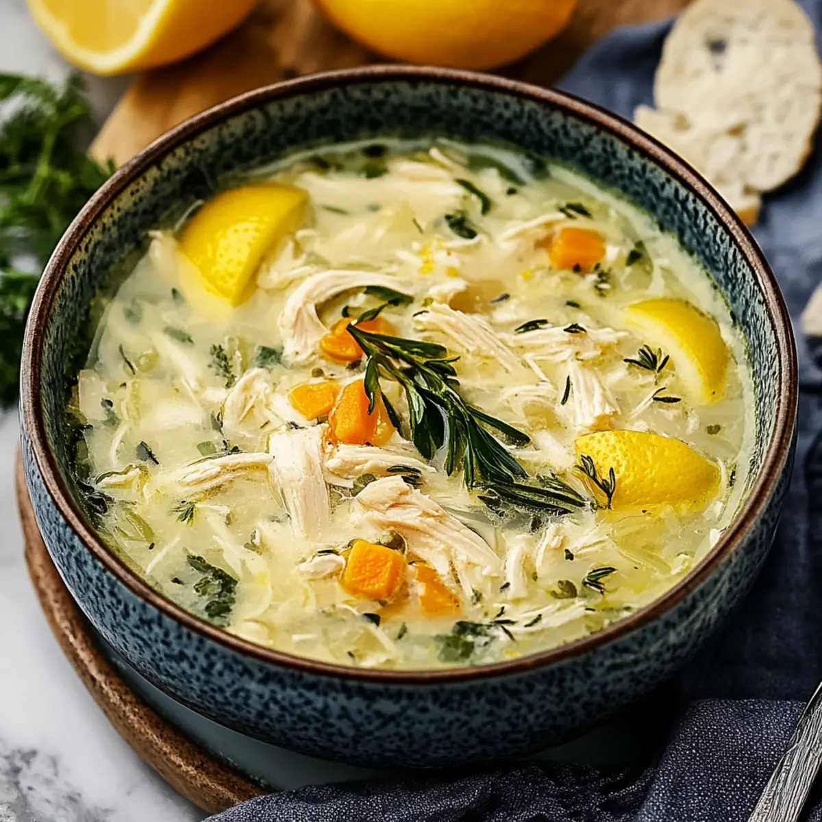 Irresistibly Creamy Greek Lemon Chicken Soup You’ll Love