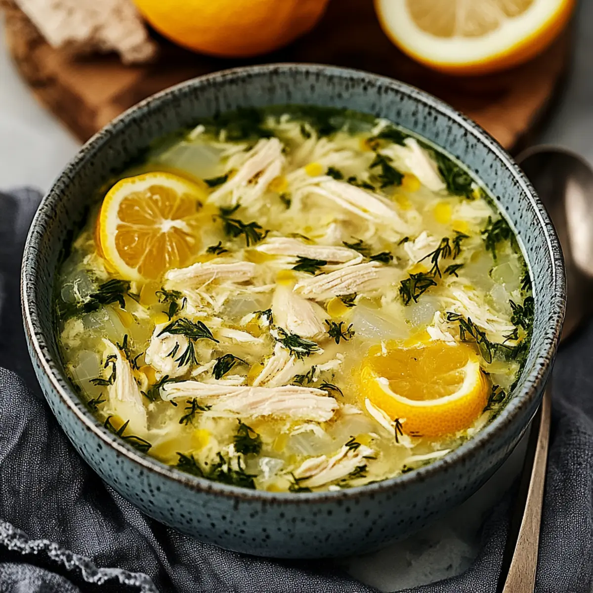 Greek Lemon Chicken Soup