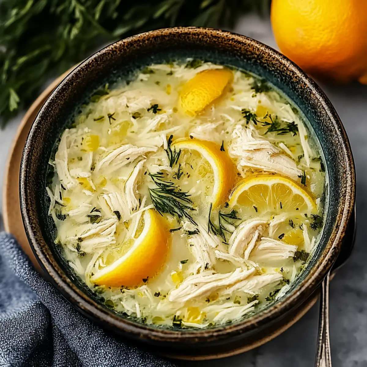 Greek Lemon Chicken Soup