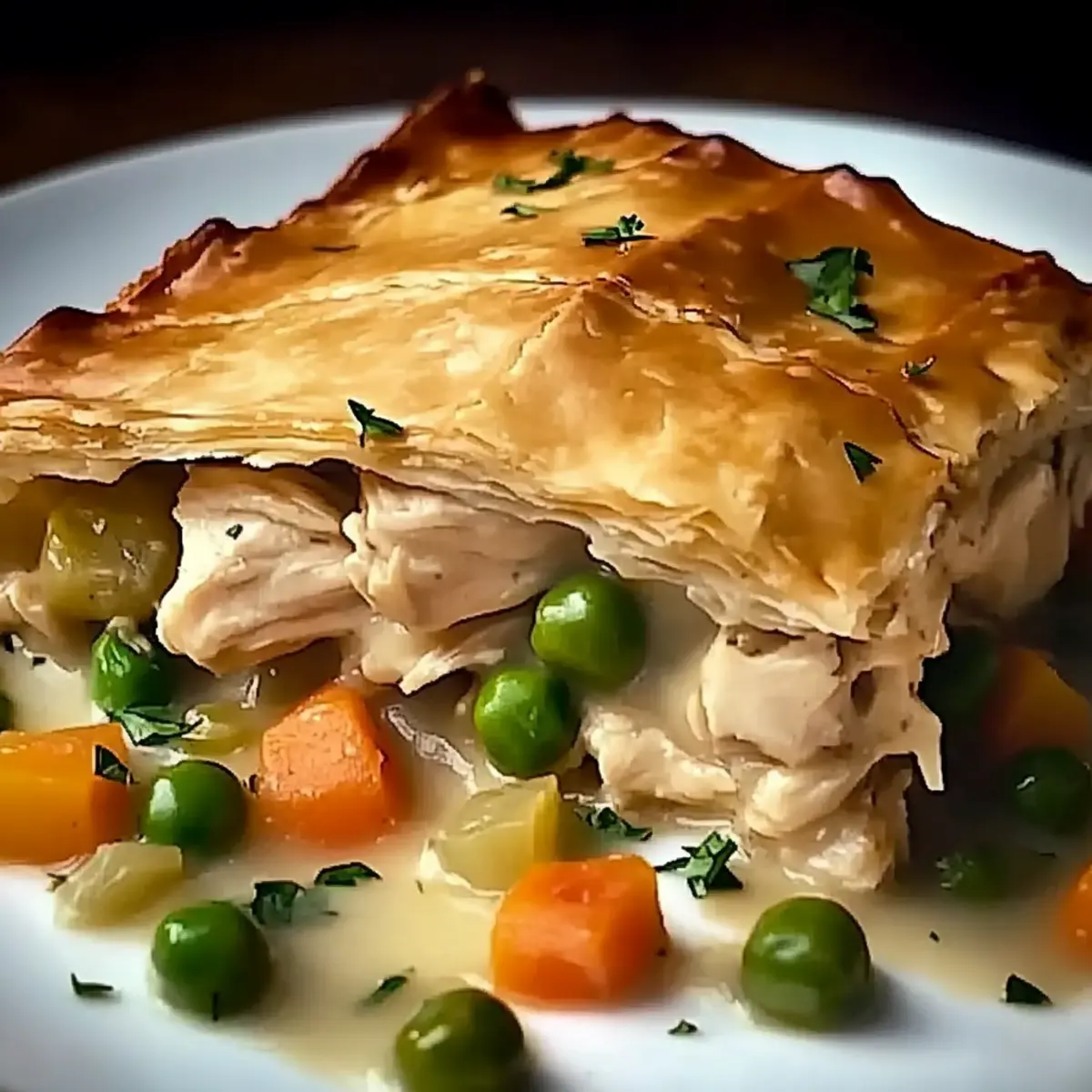 High Protein Chicken Pot Pie
