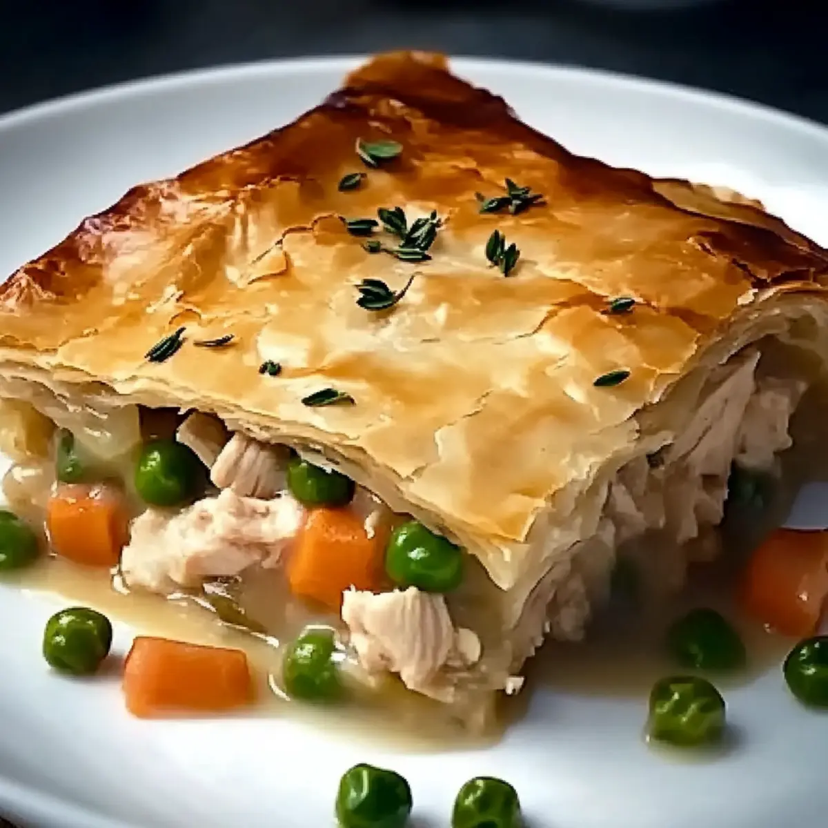 High Protein Chicken Pot Pie