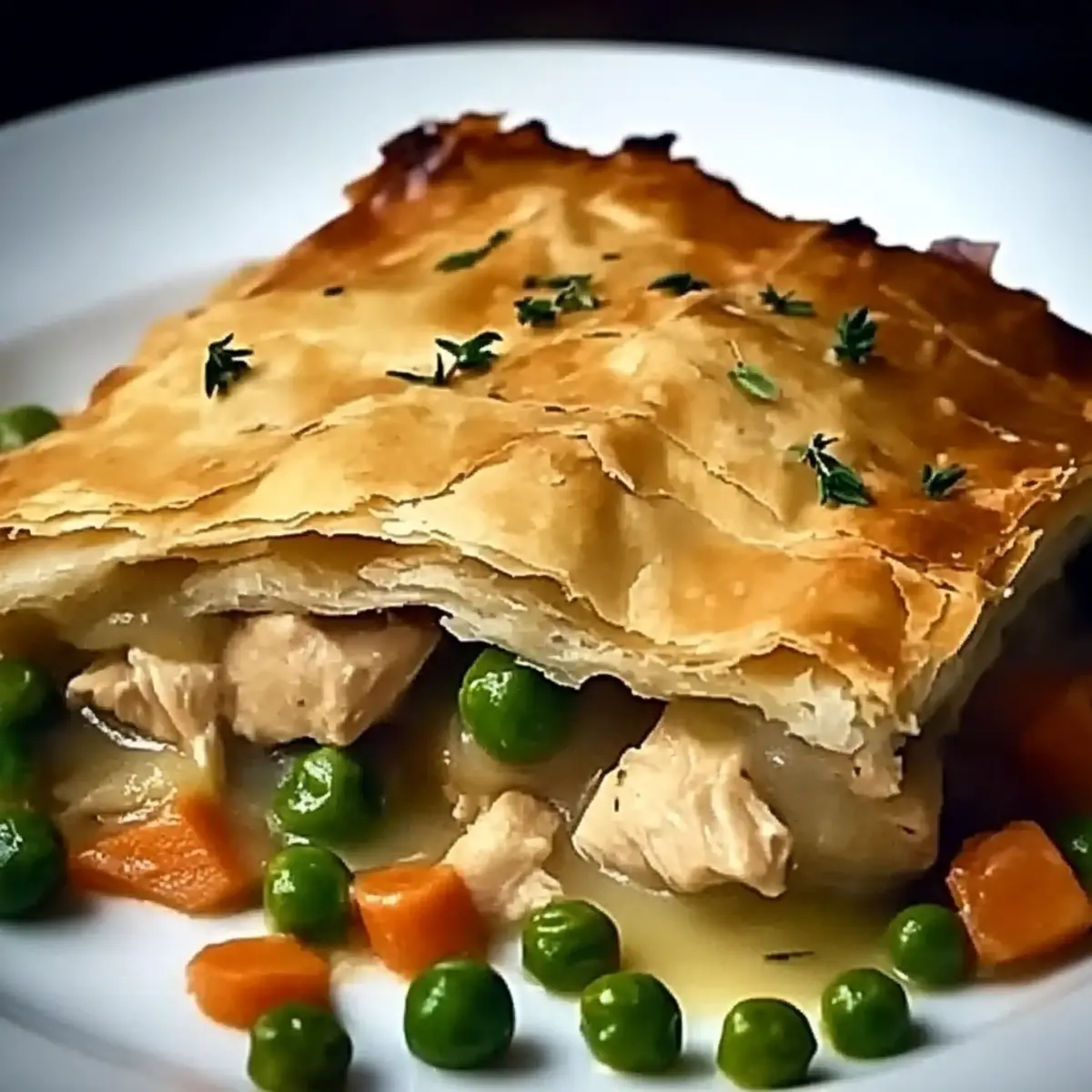 Indulge in This High Protein Chicken Pot Pie Delight