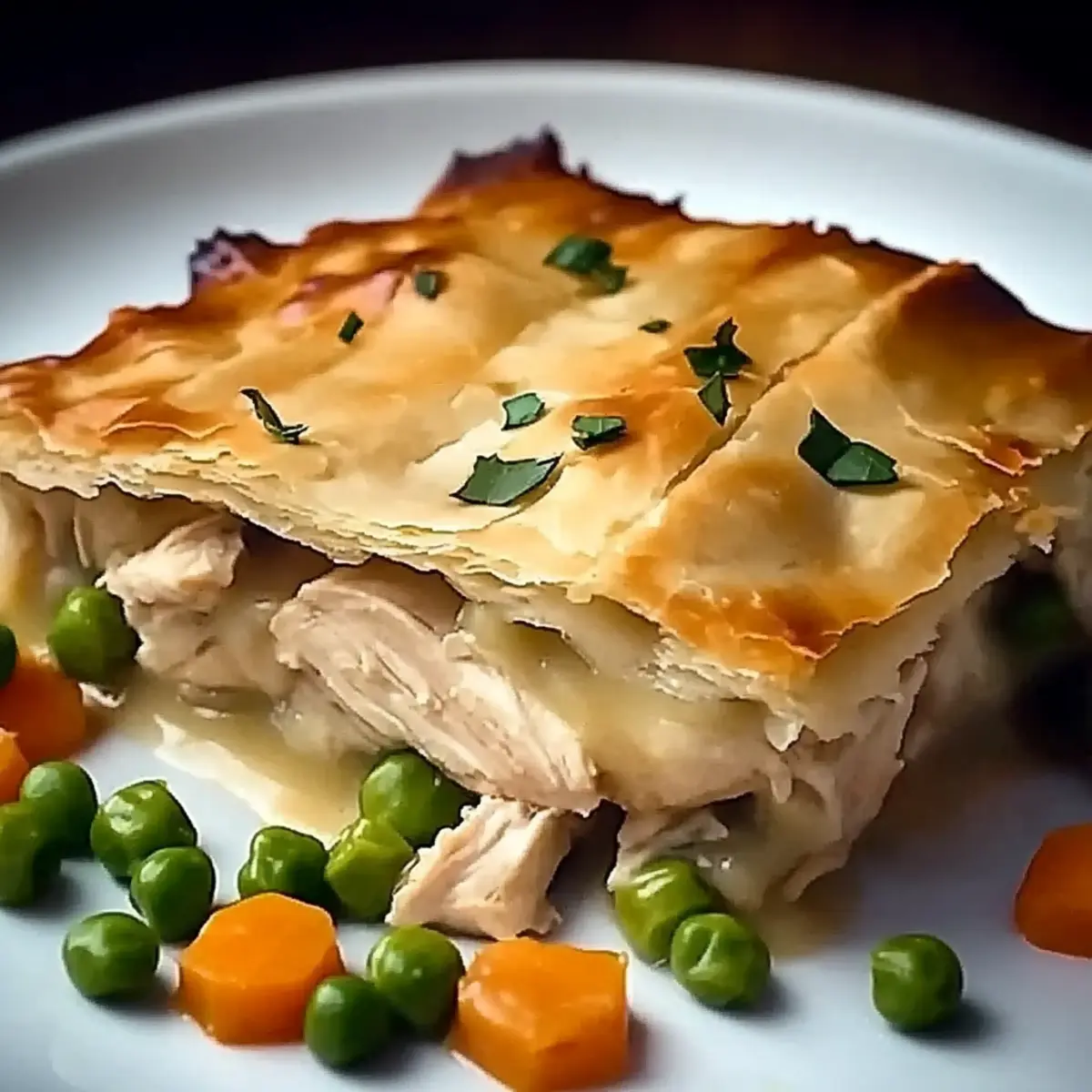 High Protein Chicken Pot Pie