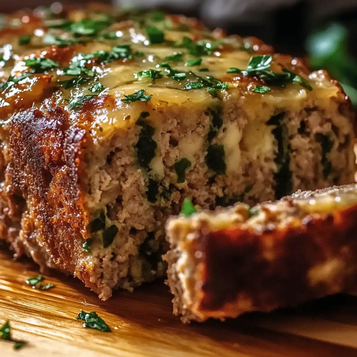 Juicy Garlic Parmesan Chicken Meatloaf: Comfort Food Bliss