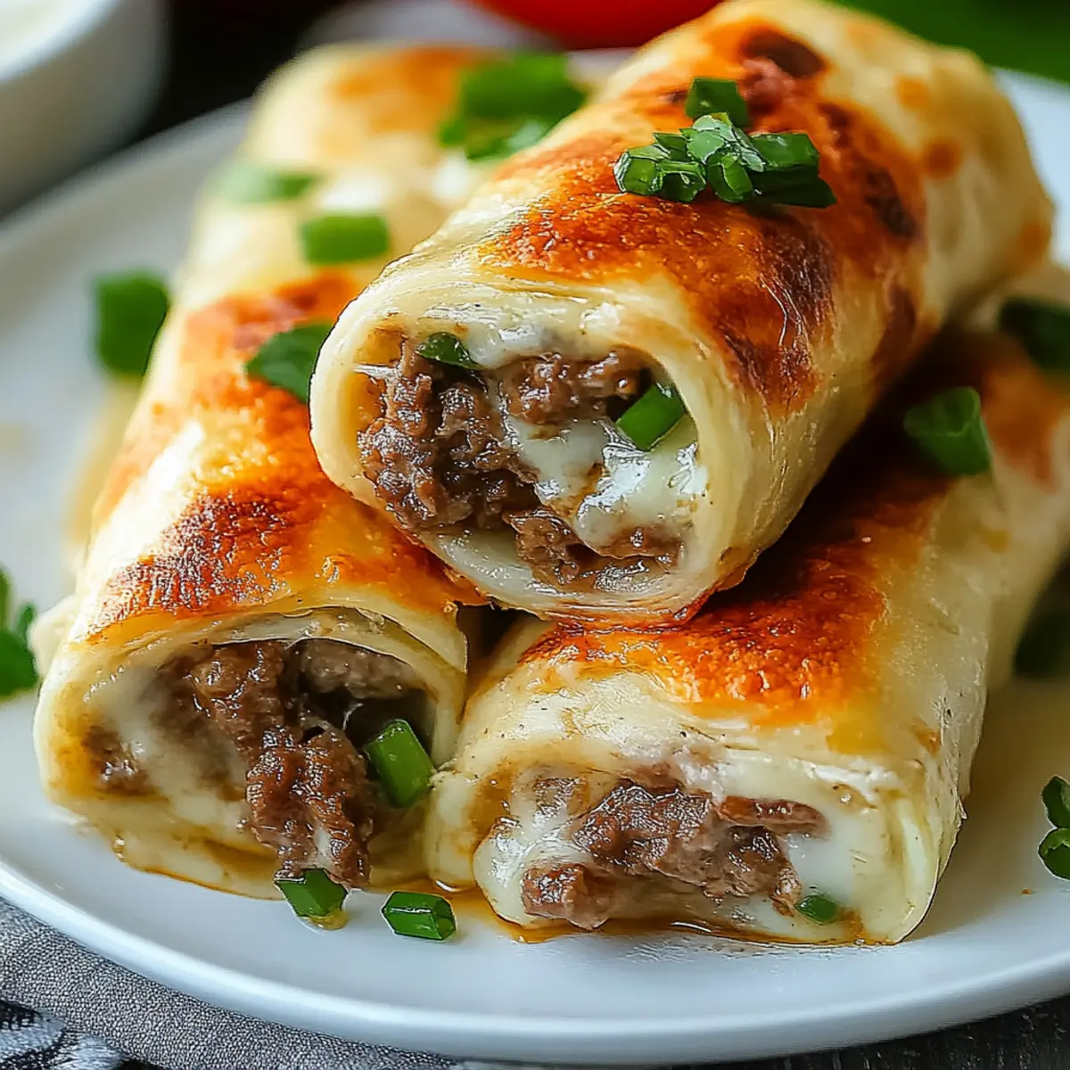 Keto Philly Cheesesteak Roll-Ups