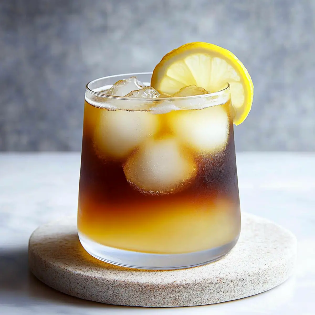 Lemon Vanilla Black Tea Iced Tea