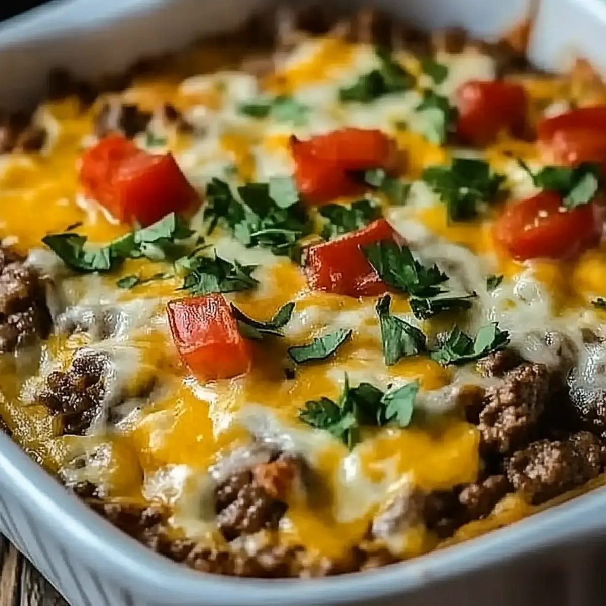 Low Carb Philly Cheesesteak Casserole