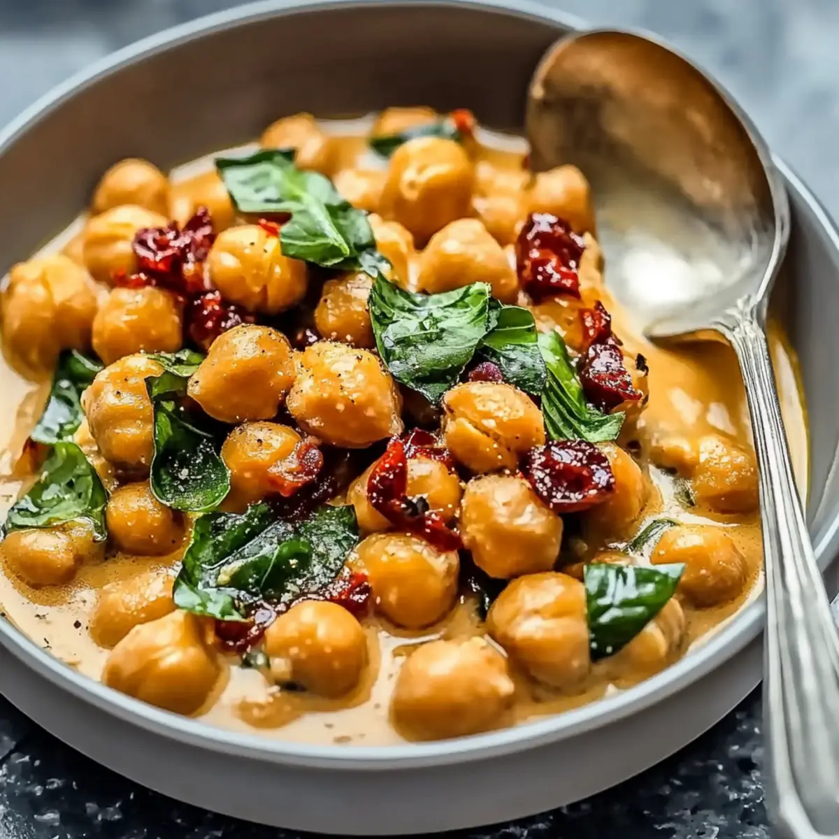 Marry Me Chickpeas for a Vegan Dinner