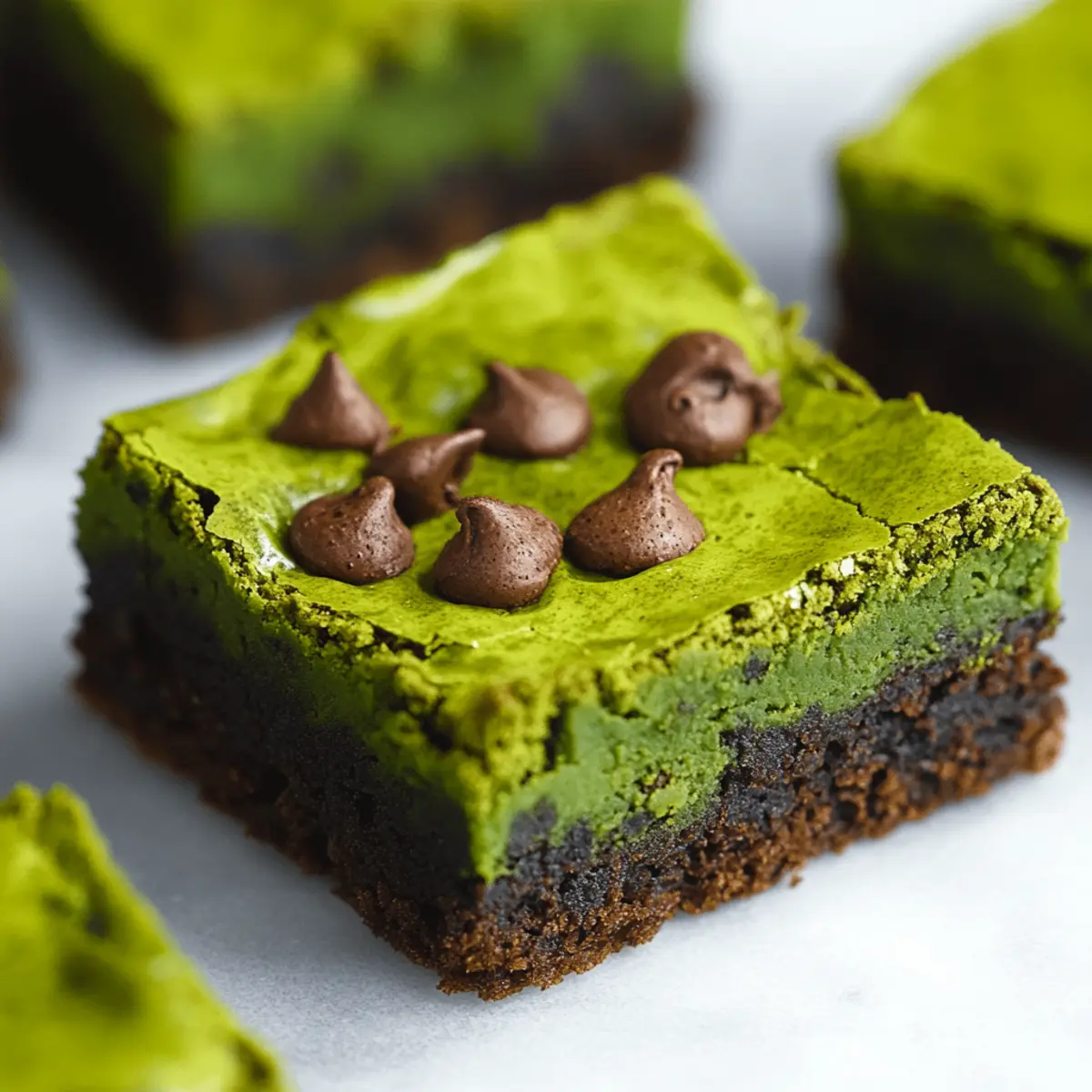 Indulgent Matcha Brownies That Will Brighten Your Day