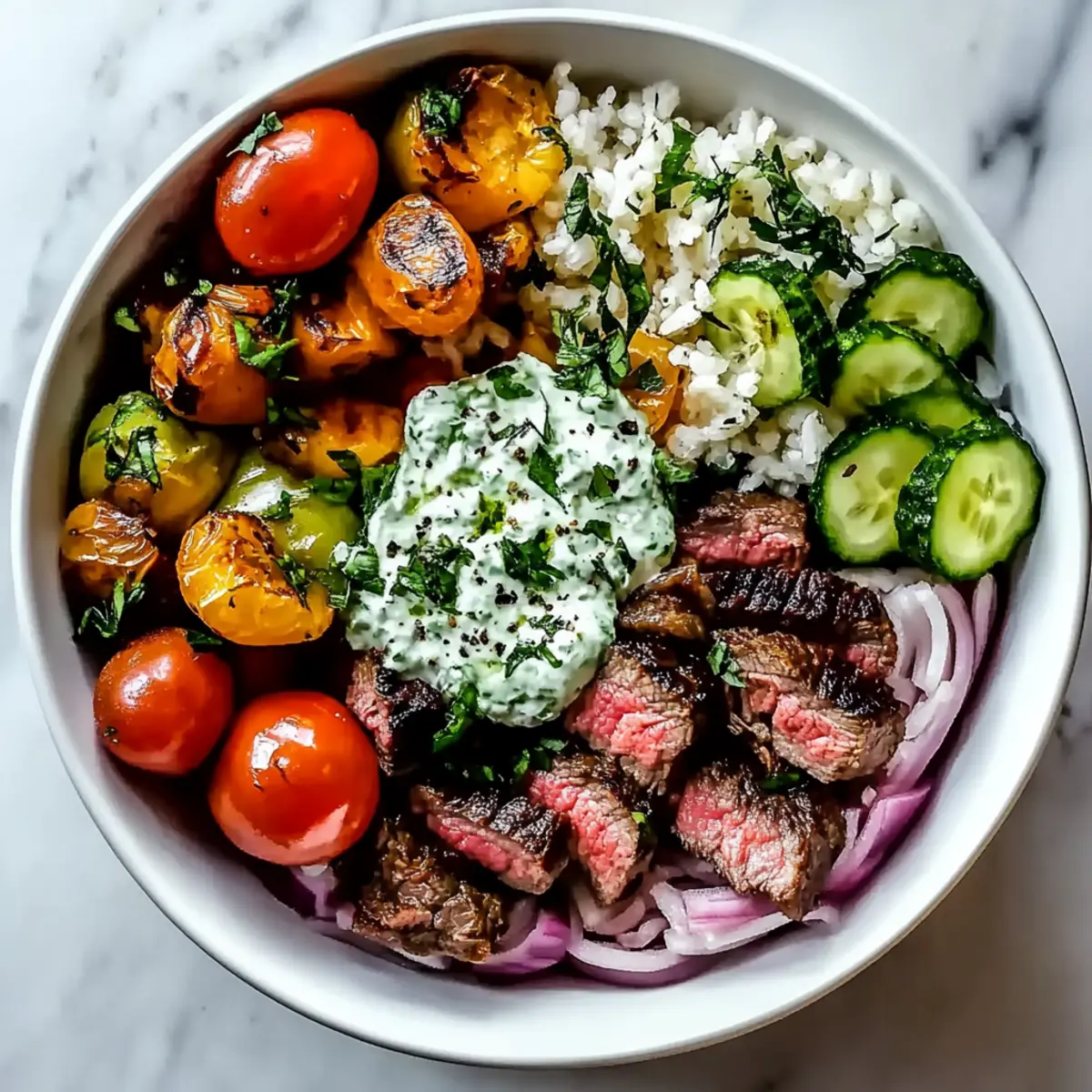 Mediterranean Steak Bowl