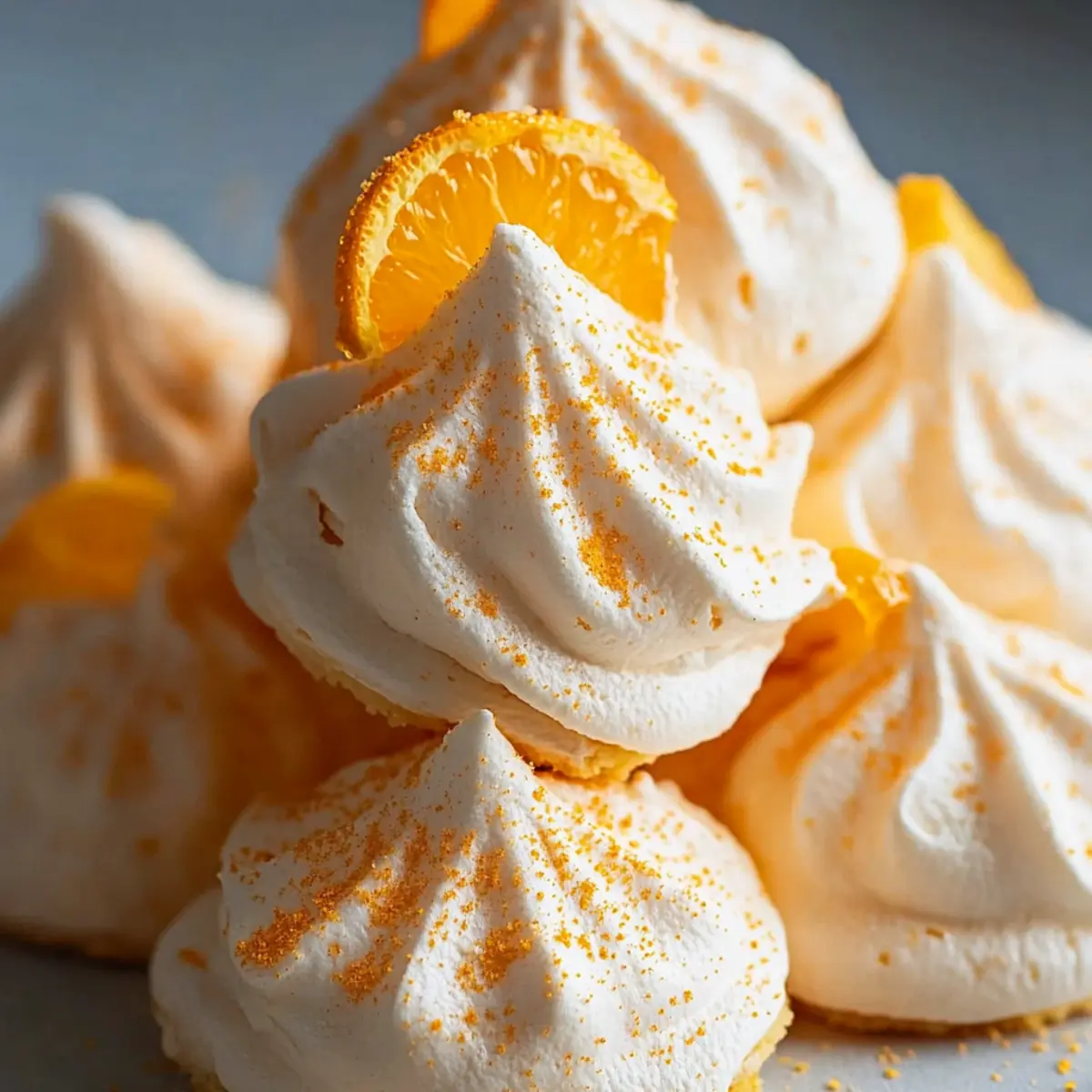 Orange Meringue Cookies