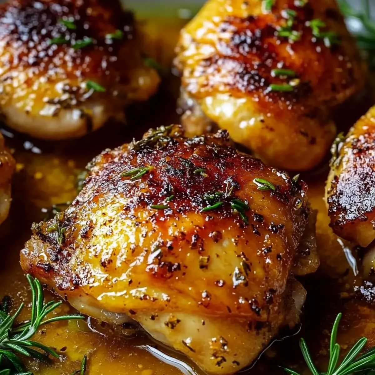 Oven Baked Chicken Thighs
