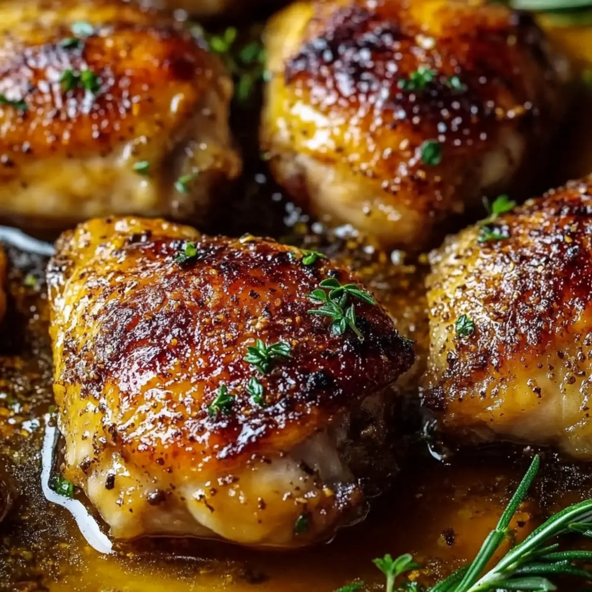 Oven Baked Chicken Thighs