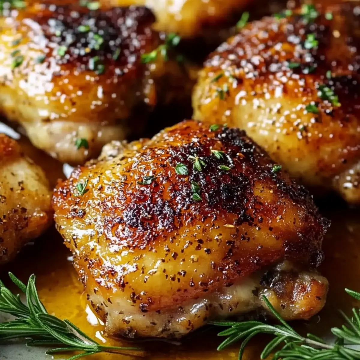Oven Baked Chicken Thighs