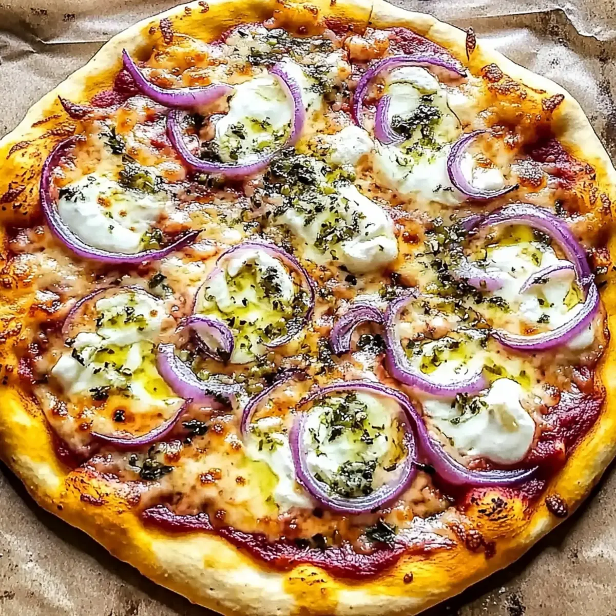 Pepperoncini and Onion Pizza