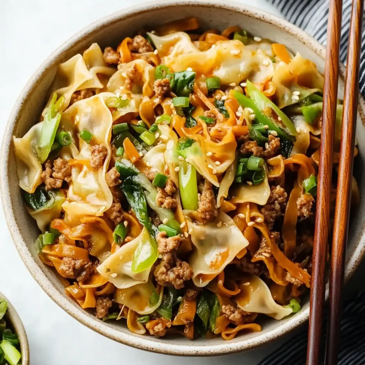 Potsticker Noodle Bowl