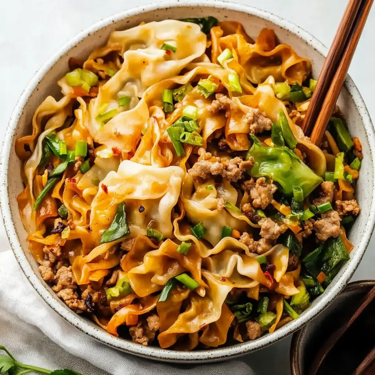Potsticker Noodle Bowl