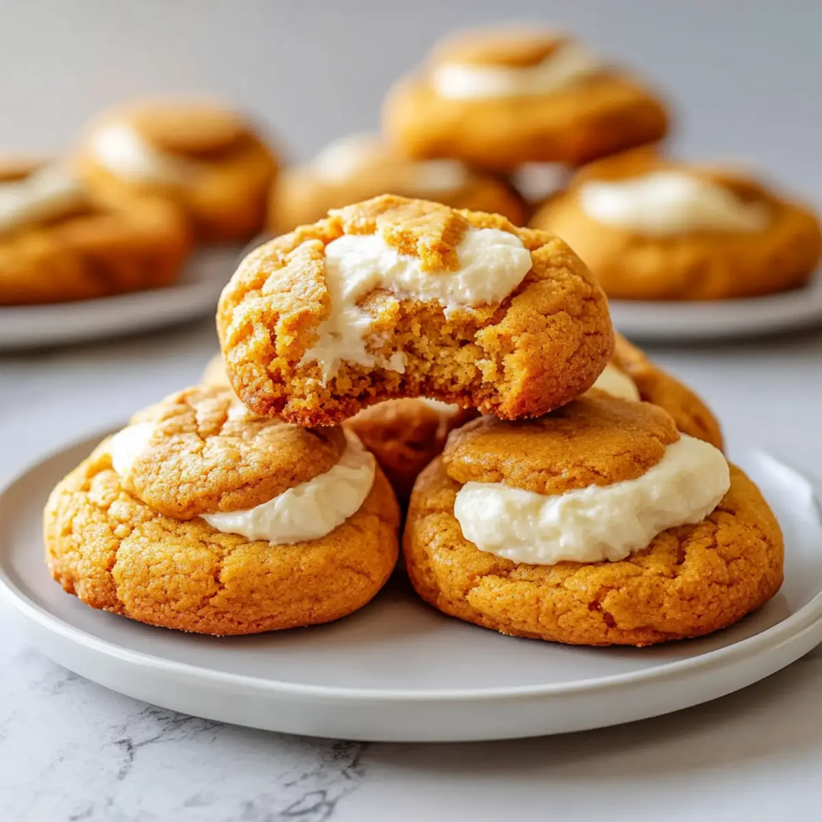 Pumpkin Cheesecake Cookies