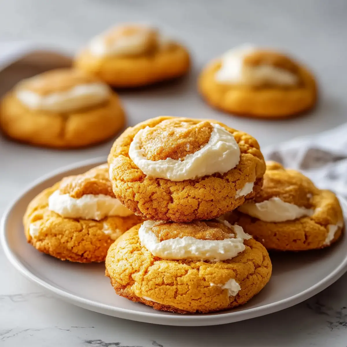 Pumpkin Cheesecake Cookies
