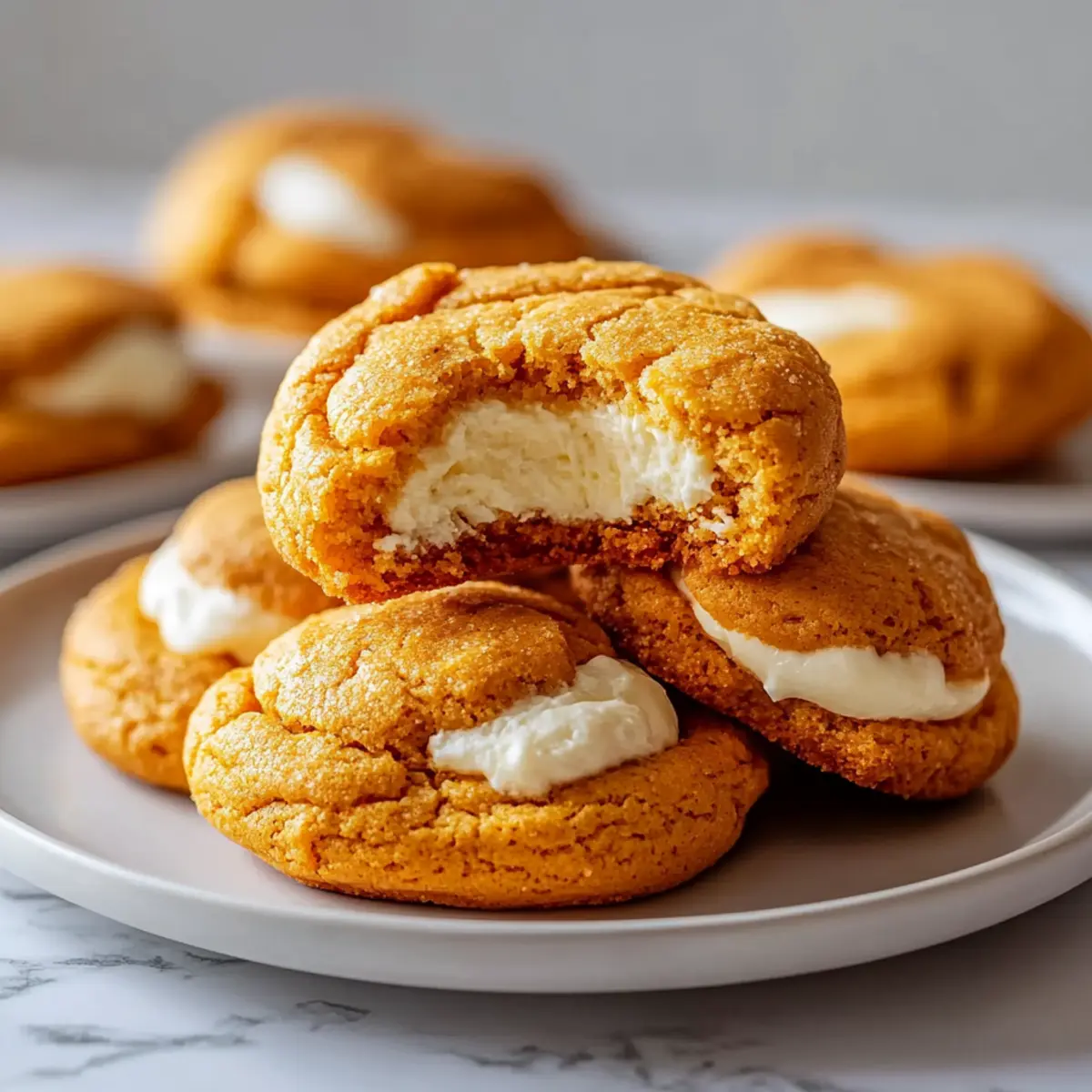 Pumpkin Cheesecake Cookies