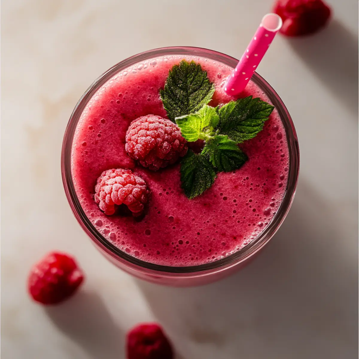 Delicious Raspberry Smoothie for a Refreshing Breakfast Boost