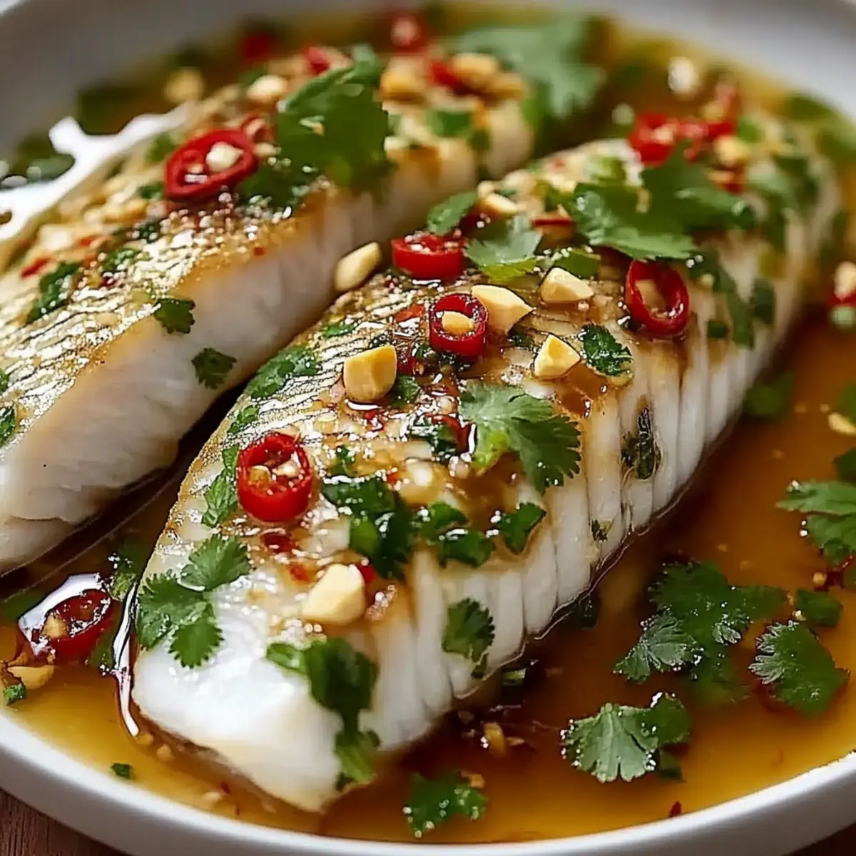 Thai Lime Garlic Fish