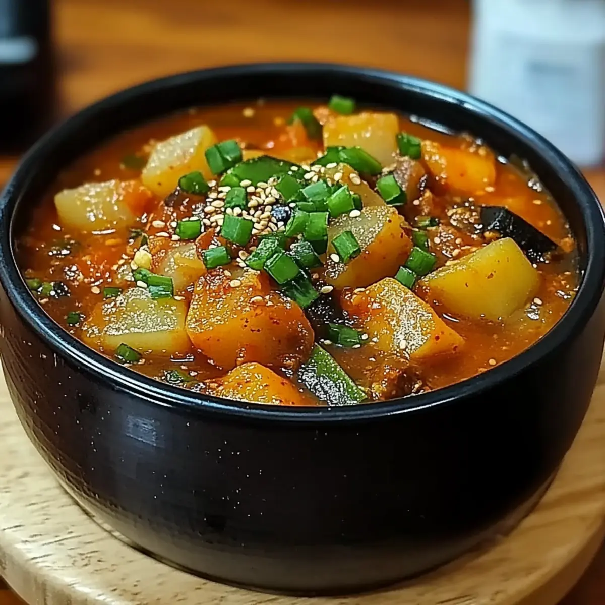 Vegan Soybean Paste Stew (Doenjang-jjigae)