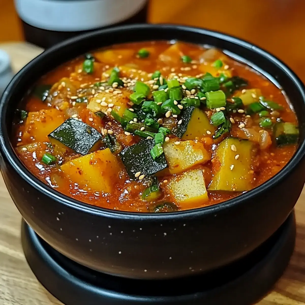 Vegan Soybean Paste Stew (Doenjang-jjigae)