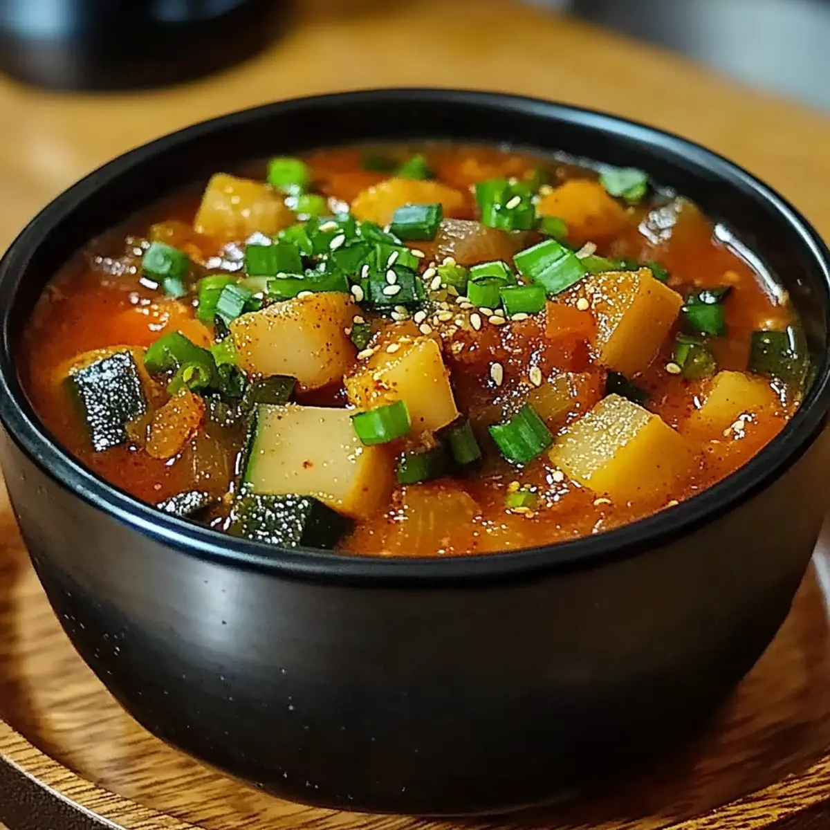 Vegan Soybean Paste Stew (Doenjang-jjigae)