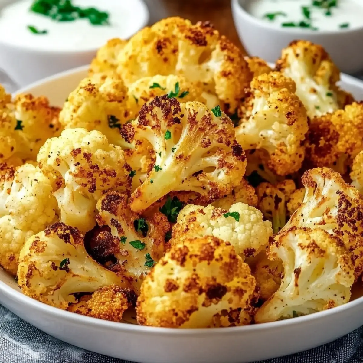 Air Fryer Roasted Cauliflower