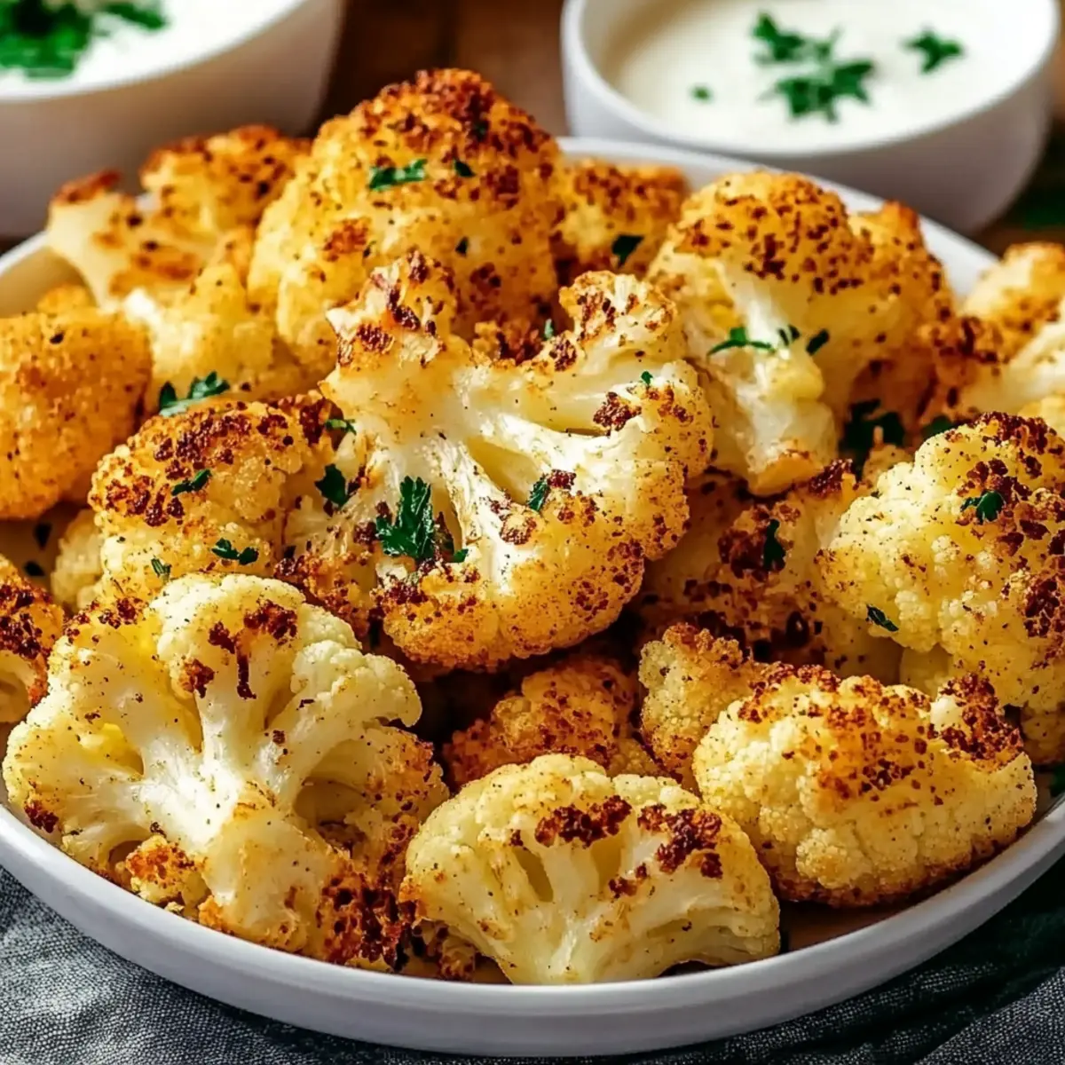 Crispy Air Fryer Roasted Cauliflower for Effortless Veggie Joy
