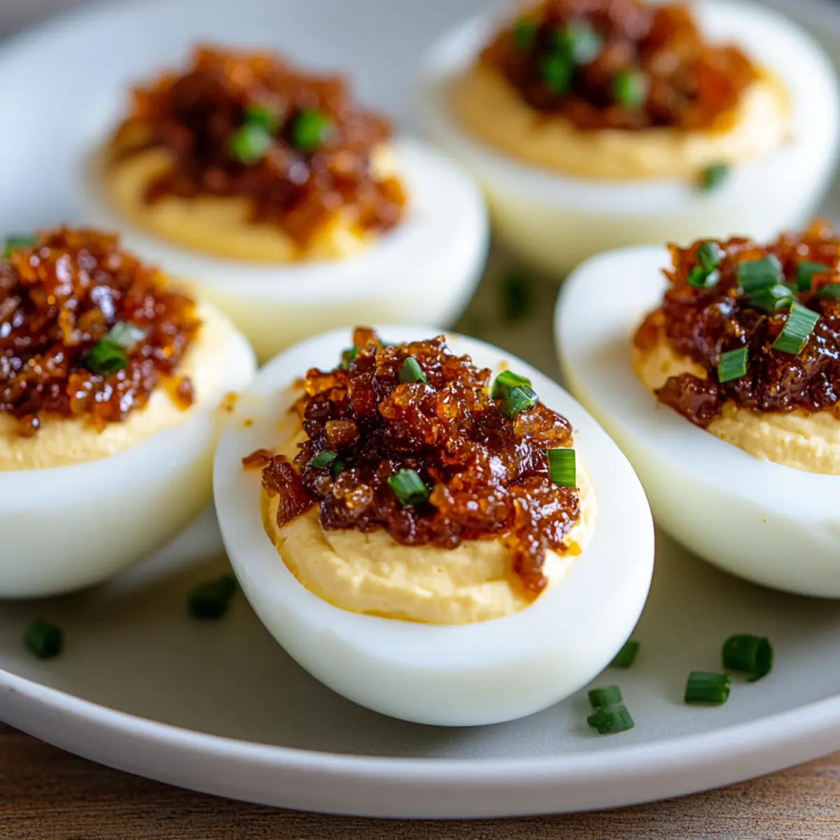 Indulgent Bacon Jam Deviled Eggs That Will Wow Your Guests