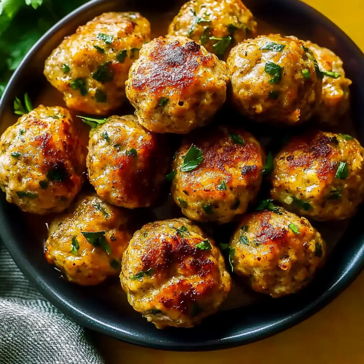Baked Turkey Meatballs