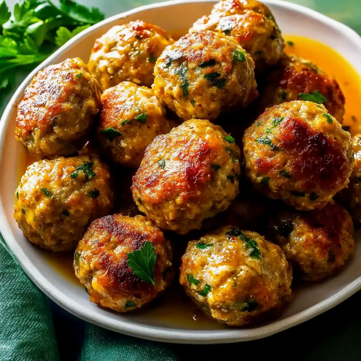 Baked Turkey Meatballs
