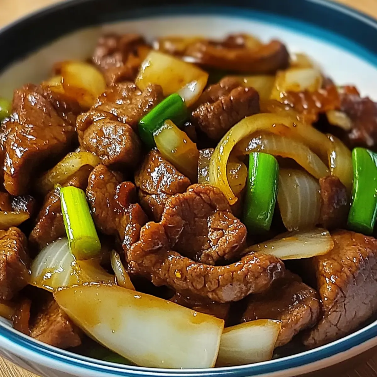 Beef and Onion Stir-Fry