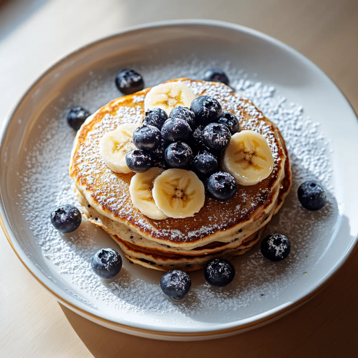 Blueberry Banana Pancakes