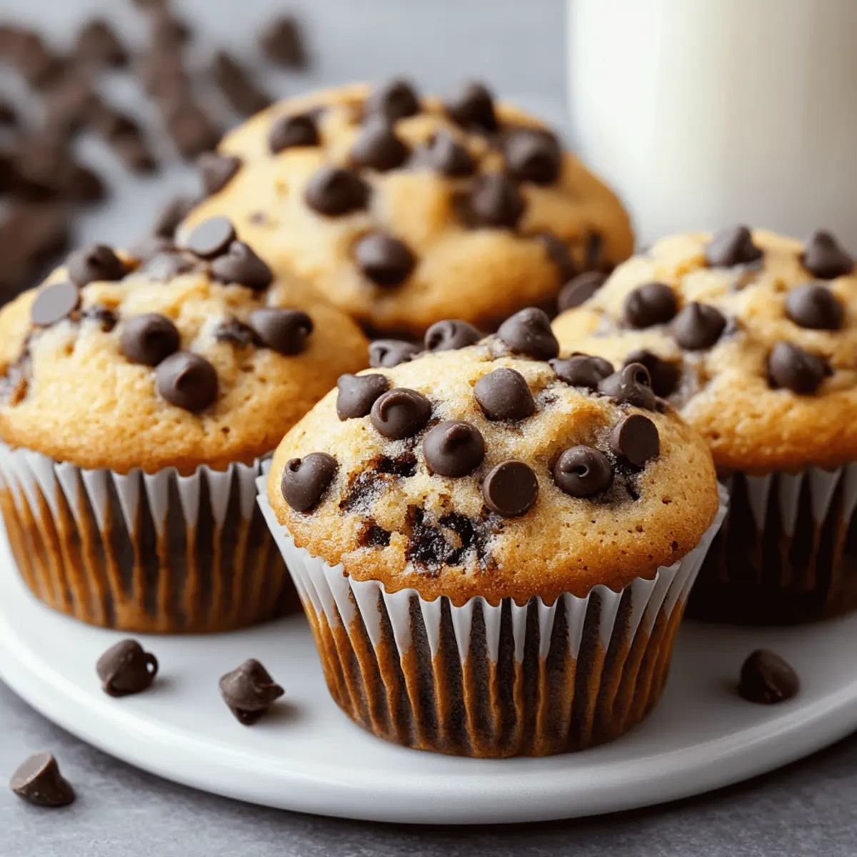 Irresistibly Fluffy Chocolate Chip Muffins You’ll Love
