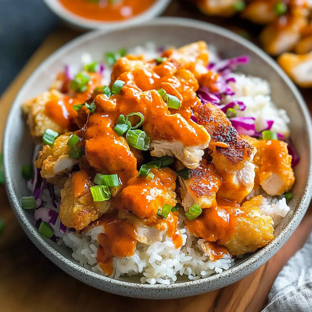 Crispy Bang Bang Chicken