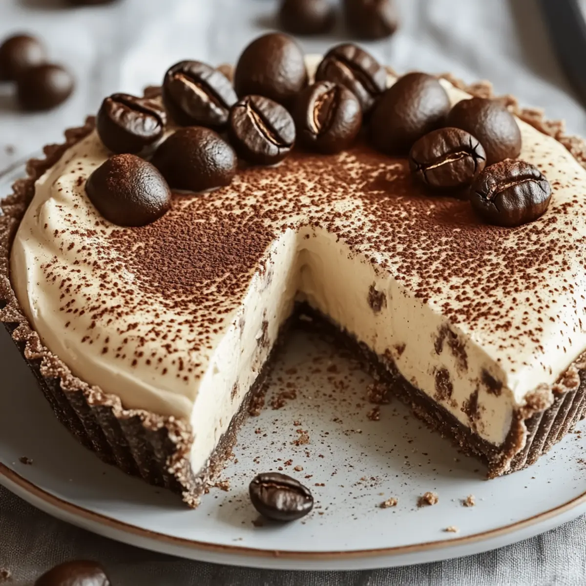 Indulgent Espresso Mascarpone Tart for Coffee Lovers