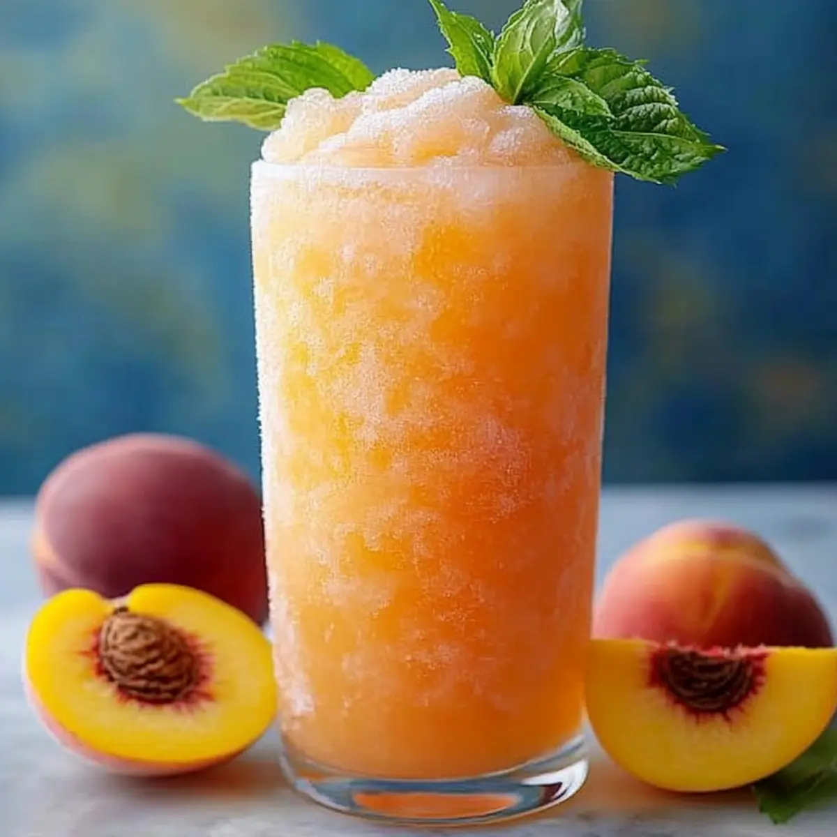 Refreshing Frozen Peach Lemonade That Will Brighten Your Day