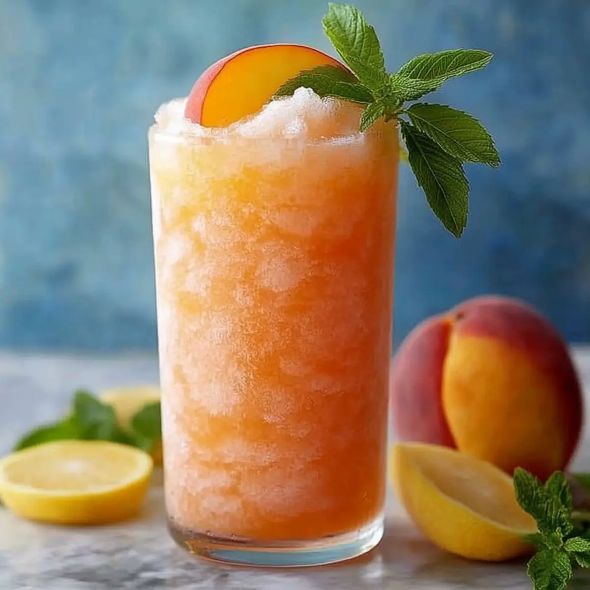 Frozen Peach Lemonade