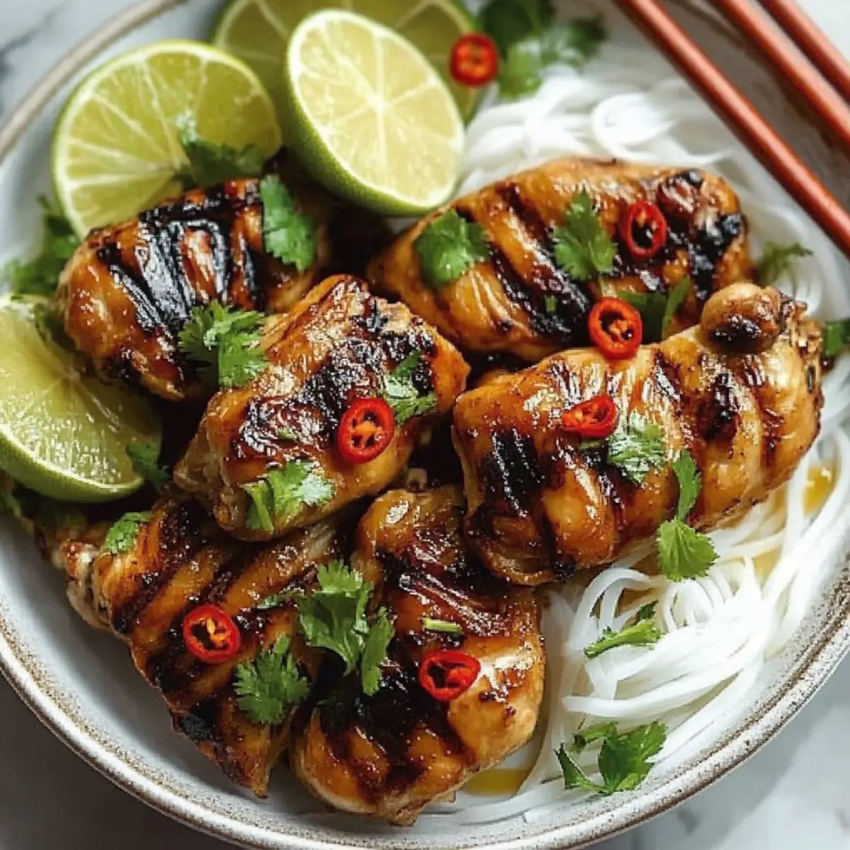 Grilled Vietnamese Lemongrass Chicken