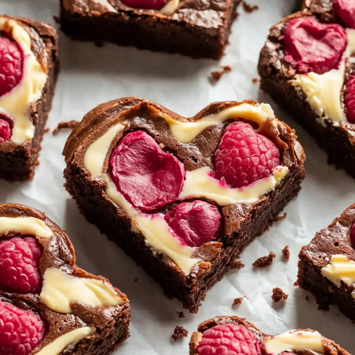 Heart Shaped Brownies