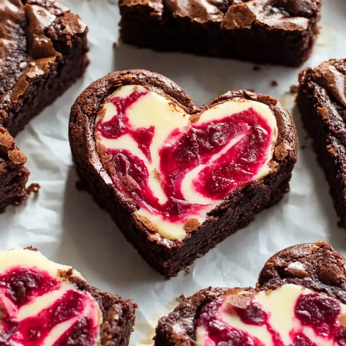 Heart Shaped Brownies
