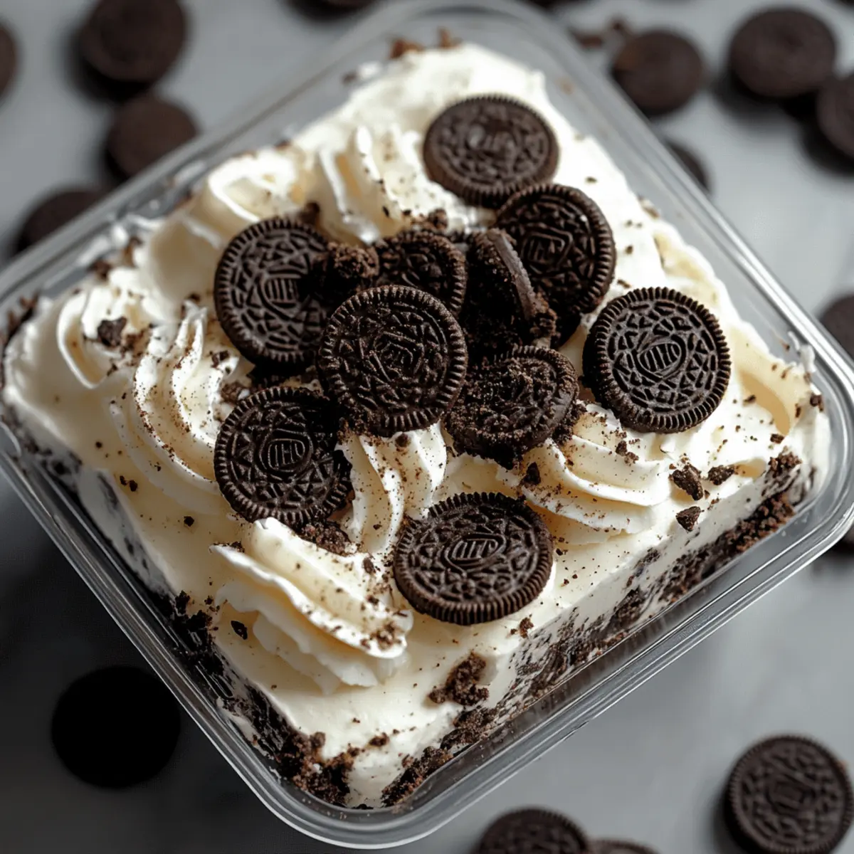 Indulgent No-Bake Oreo Delight: Creamy Layers of Bliss