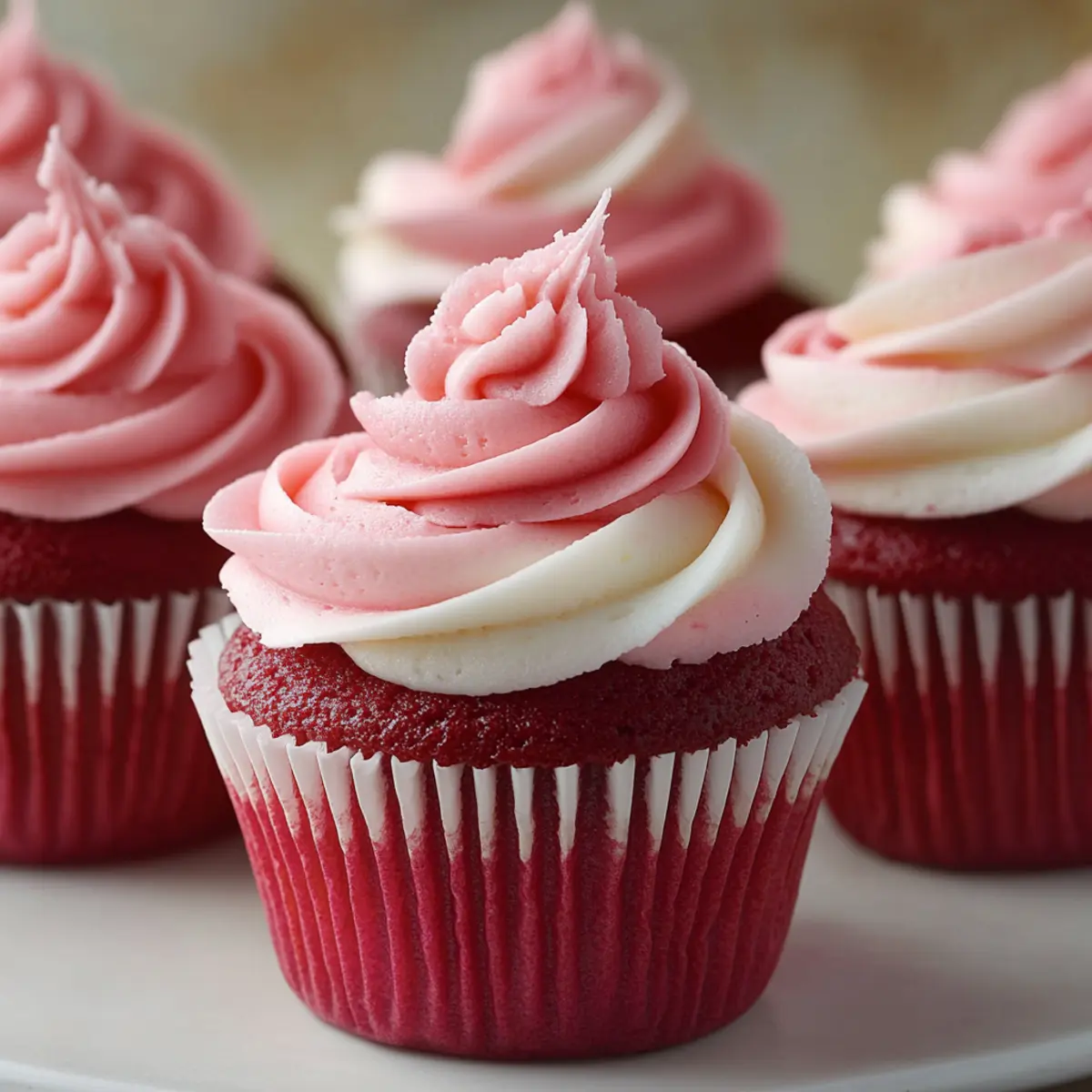 Pink Velvet Cupcakes