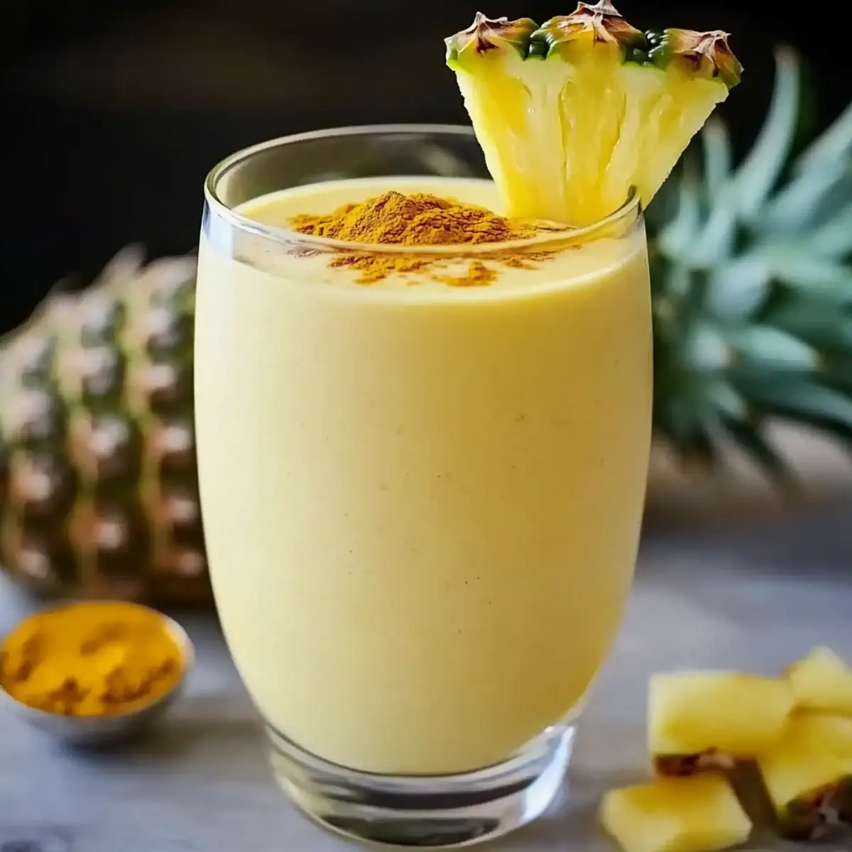 Protein Pineapple Turmeric Smoothie
